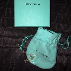 Tiffany clear pendant necklace
